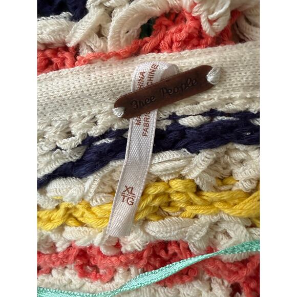 Free People Baja Baby Cardi  Slouchy Knit Cardigan XL - Picture 6 of 12